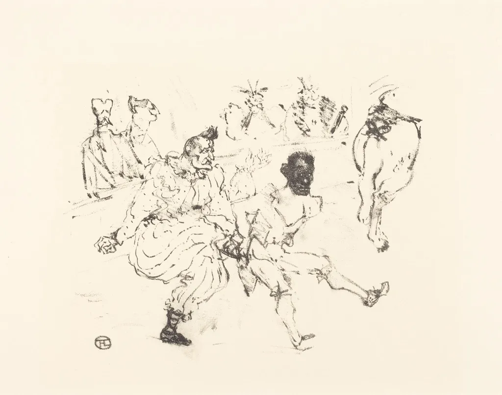 Footit and Chocolat (Footit et Chocolat), by French 19th Century, ink, 1850