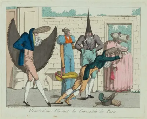 Provinciaux visitant les curiosités de Paris (Provinicials Visiting the Curiosities of Paris), by French 19th Century