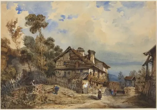 Rustic Landscape, by French 19th Century