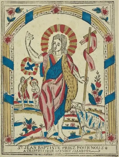 Saint John the Baptist Pray for Us, by French 19th Century