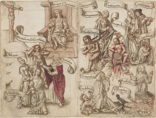 "Obliterate the Trace of the Pot in the Ashes" [fol. 32 verso / 33 recto], by French early 16th Century