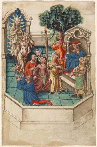 The Calumny of Apelles [fol. 6 recto], by French early 16th Century