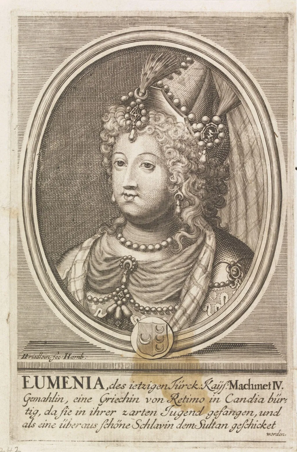 Turkish sultans, sultanas and other historical figures, by Friedlein, 1650