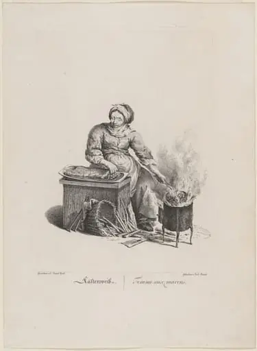Cästenweib (Chestnut Seller), by Friedrich August Brand