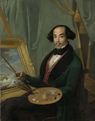 Portrait of Raden Syarif Bustaman Saleh