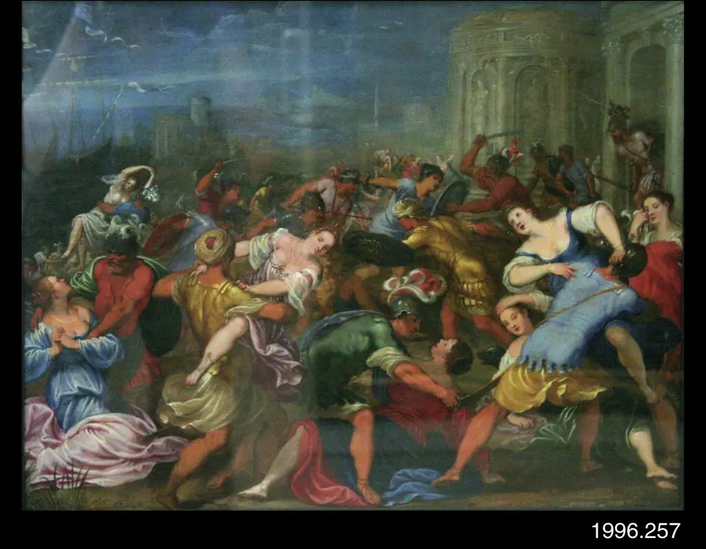 Rape of the Sabine Women, by Friedrich Christoph Steinhammer