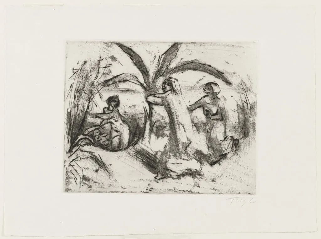 Untitled, by Friedrich Feigl, ink, 1925