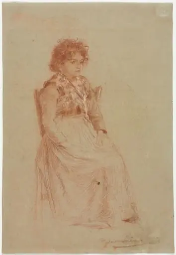 Peasant Woman, by Friedrich Gauermann
