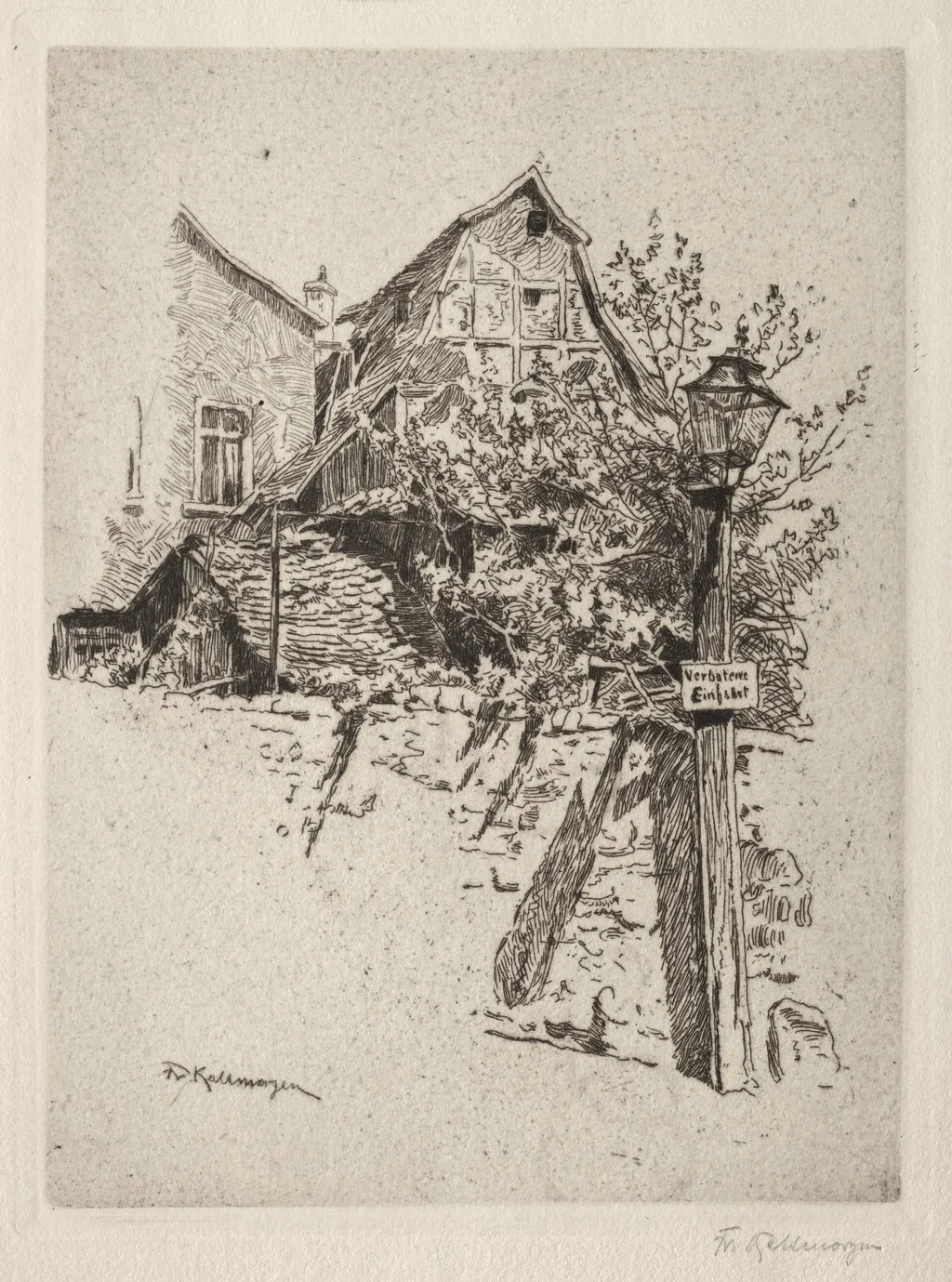 Verlorener Winkel, by Friedrich Kallmorgan, 1900