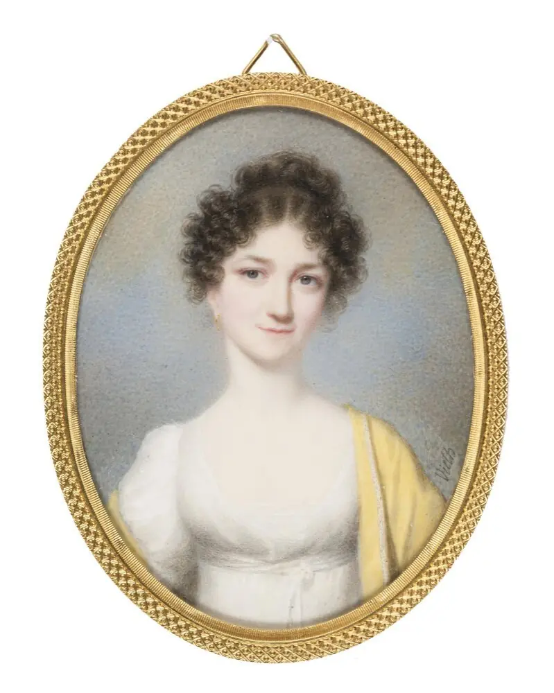 Unknown woman, by Friedrich Ludwig von Vieth