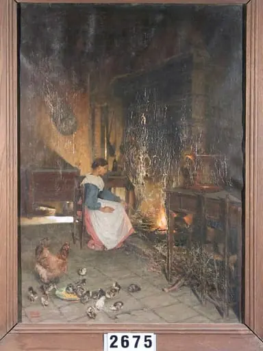 Interior de bucătărie italiană, by Friedrich Miess