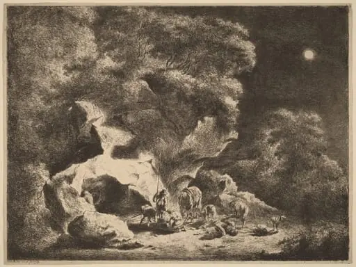 A Night Robbery, by Friedrich Müller