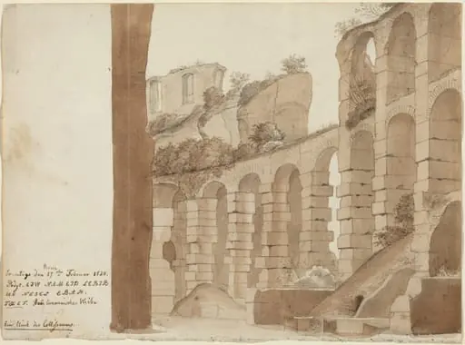 A Corner of the Colosseum, by Friedrich Olivier
