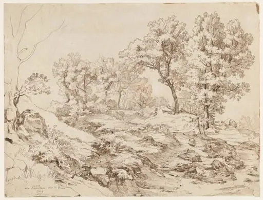 La Serpentara near Olevano, by Friedrich Preller