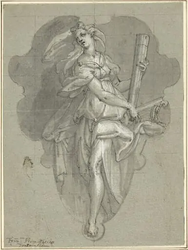 Euterpe (Personification of Music), by Friedrich Sustris