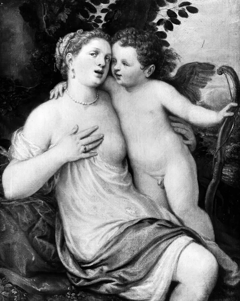 Venus and Cupid, by Friedrich Sustris