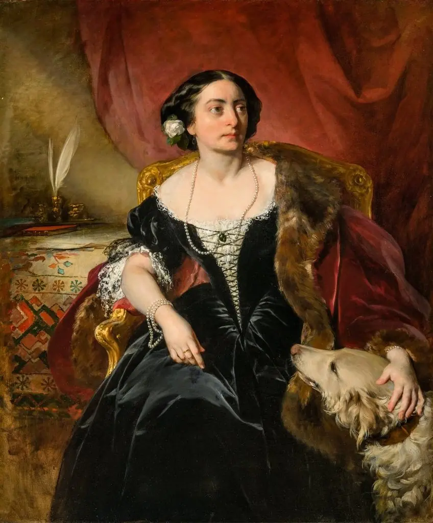 Portrait of Countess Nákó, by Friedrich von Amerling