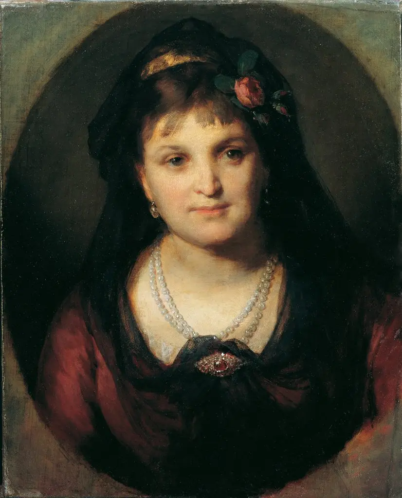Rosalia Hermann, by Friedrich von Amerling