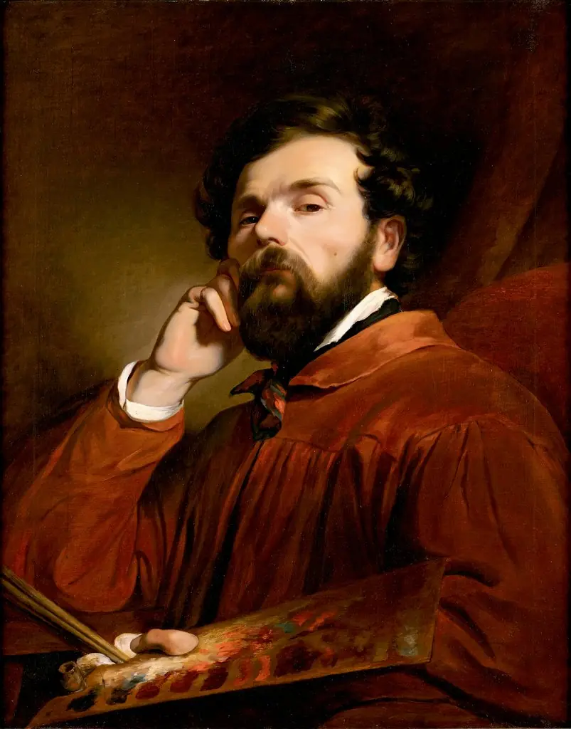 Self-portrait, by Friedrich von Amerling