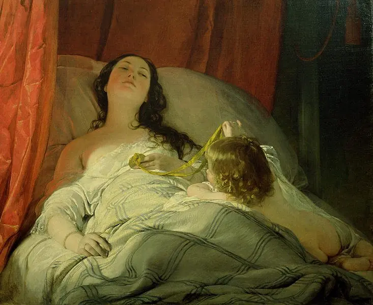 The-Drowsy-One, by Friedrich von Amerling