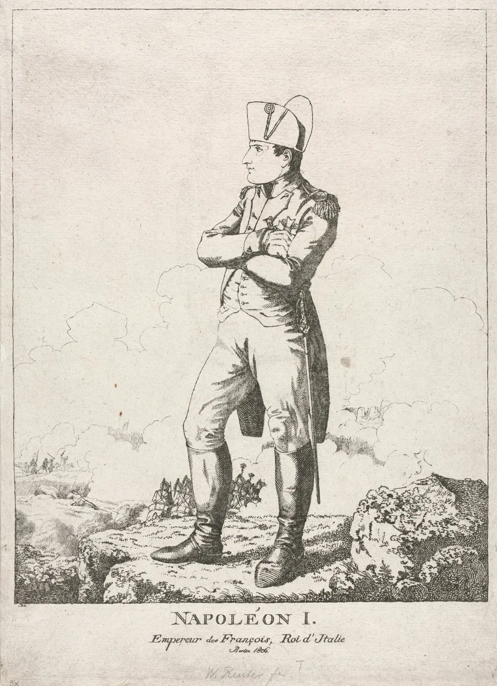 Napoleon I, Emperor of France, King of Italy, by Friedrich Wilhelm Reuter, 1806