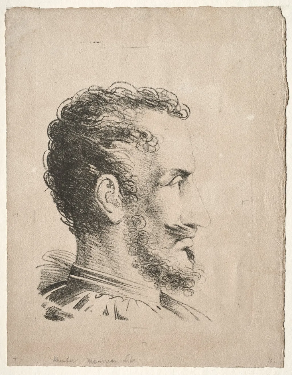 Profile Head, by Friedrich Wilhelm Reuter, 1811