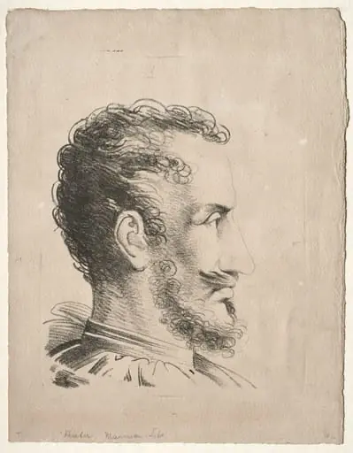 Profile Head, by Friedrich Wilhelm Reuter