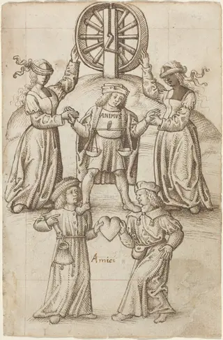"Friendship Is Equality; A Friend Is Another Self" [fol. 10 recto]