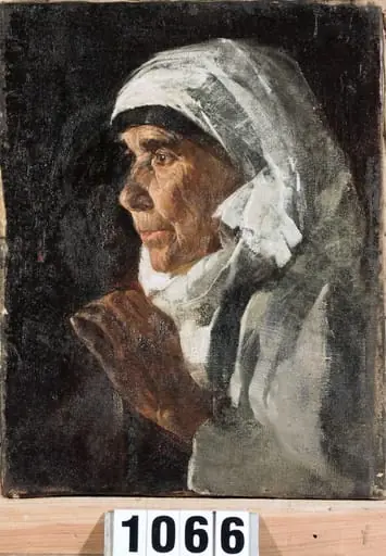 Portret de țigancă, by Fritz Schullerus