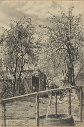 A Corner of a Rental Garden, by Fritz Schulze