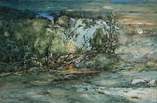 Frontier Cabin, by William Louis Sonntag