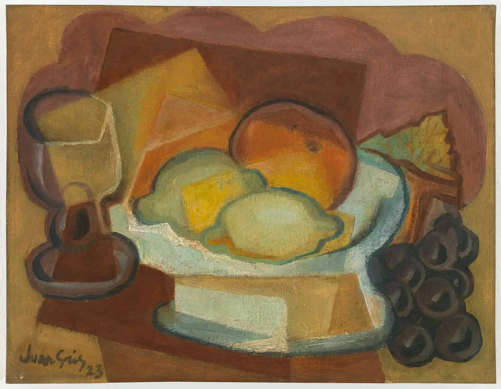 Fruit Dish and Glass (Still Life with Lemons)