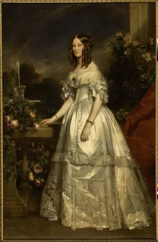 Full portrait of HRH The Duchess of Nemours
