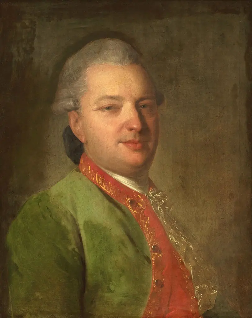 Портрет В.И. Майкова, by Fyodor Rokotov
