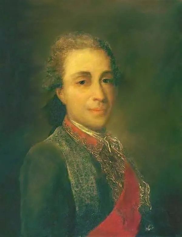 Портрет неизвестного в зелёном кафтане, by Fyodor Rokotov, oil, 1770
