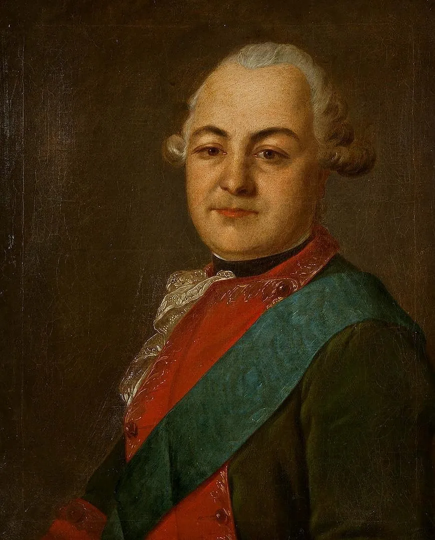 Portrait of Alexander Ilyich Bibikov, by Fyodor Rokotov, oil, 1771