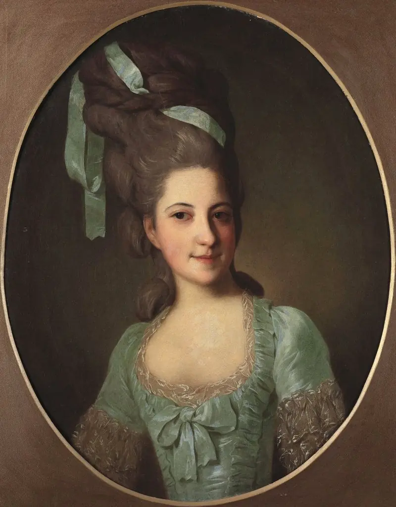Portrait of Countess Darya I. Uvarova, by Fyodor Rokotov