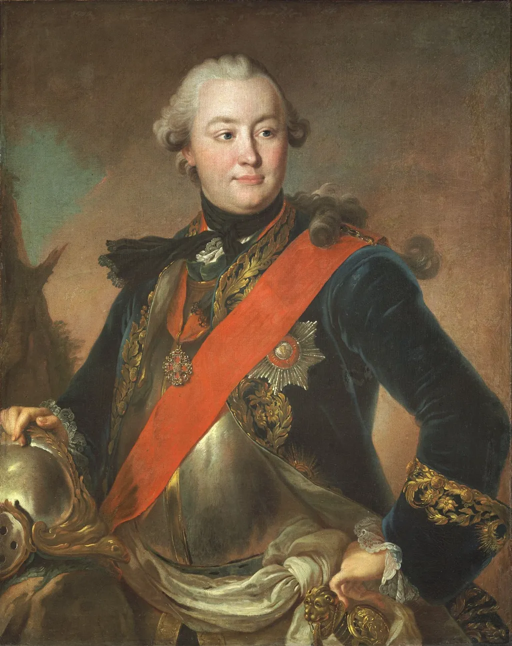 Porträt des Grigory Orlov (1734-1783), by Fyodor Rokotov, oil, 1762