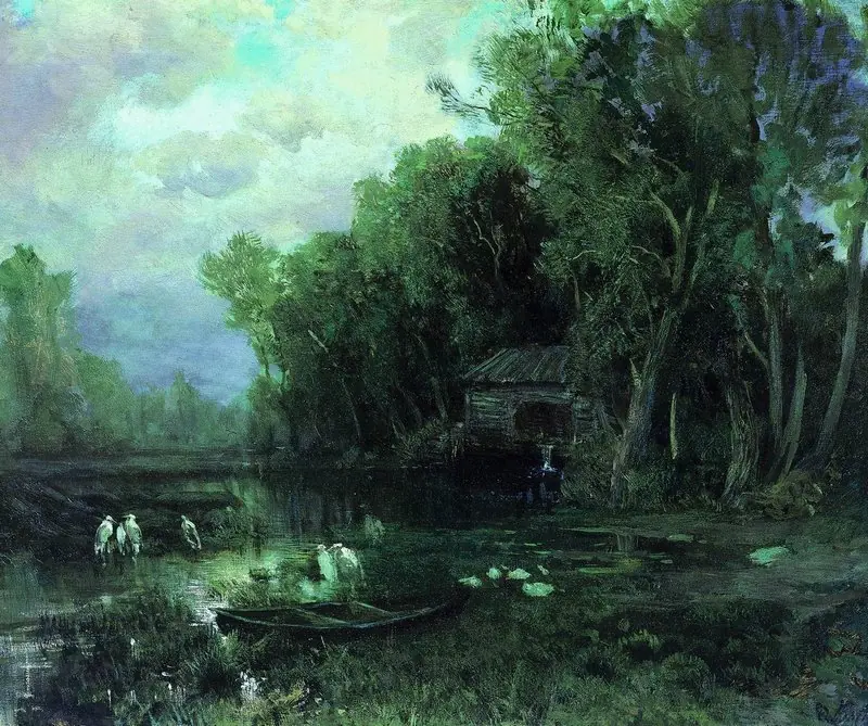 Abandoned mill, by Fyodor Vasilyev