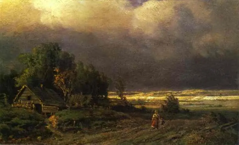 Before a thunderstorm, by Fyodor Vasilyev