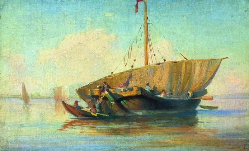 Boat, by Fyodor Vasilyev