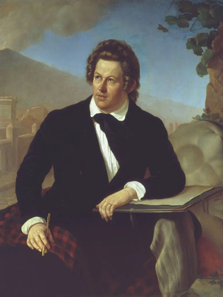 Karl Bryullov, by Fyodor Zavyalov