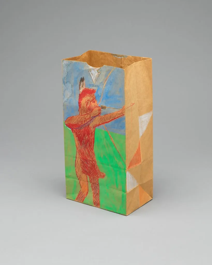 Untitled, by G. Peter Jemison, gouache, 1984