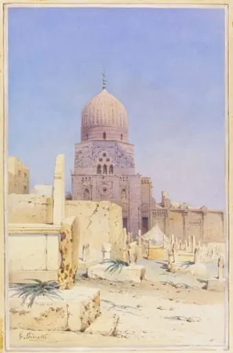Mosque/Tomb in Cairo, by G. Pinotti