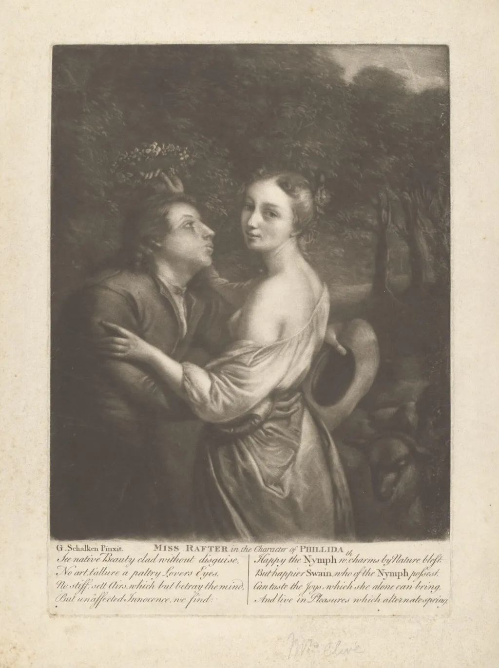 H Beard Print Collection, by G. Schalken, 1700