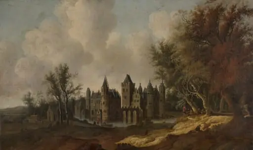 Egmond Castle, by G.W. Berckhout