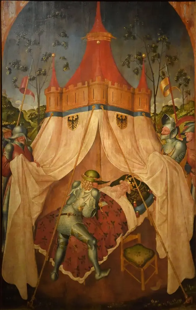 Die Ermordung des Moabiter-Königs Eglon durch Ehud, by Gabriel Angler