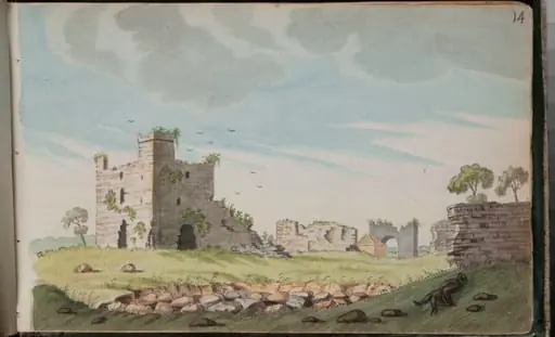 View of Cappoge Castle [...], by Gabriel, ca.1729-1817 Beranger