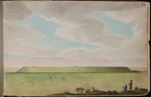 View of Rathcroghan, Co[unt]y of Roscommon & Province of Connaught, 84 or 85 miles from Dublin [...], by Gabriel, ca.1729-1817 Beranger