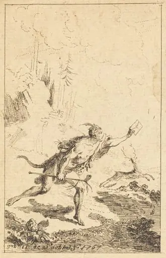 Envoy to M. de Saint-Denis by M. de Belle-Isle, Prisoner [left]